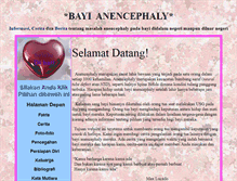 Tablet Screenshot of bayi-anencephaly.info